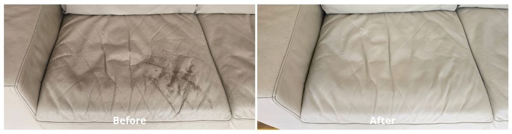 Leather sofa seating surface recolouring repair Hong Kong - Furniture Clinic Hong Kong